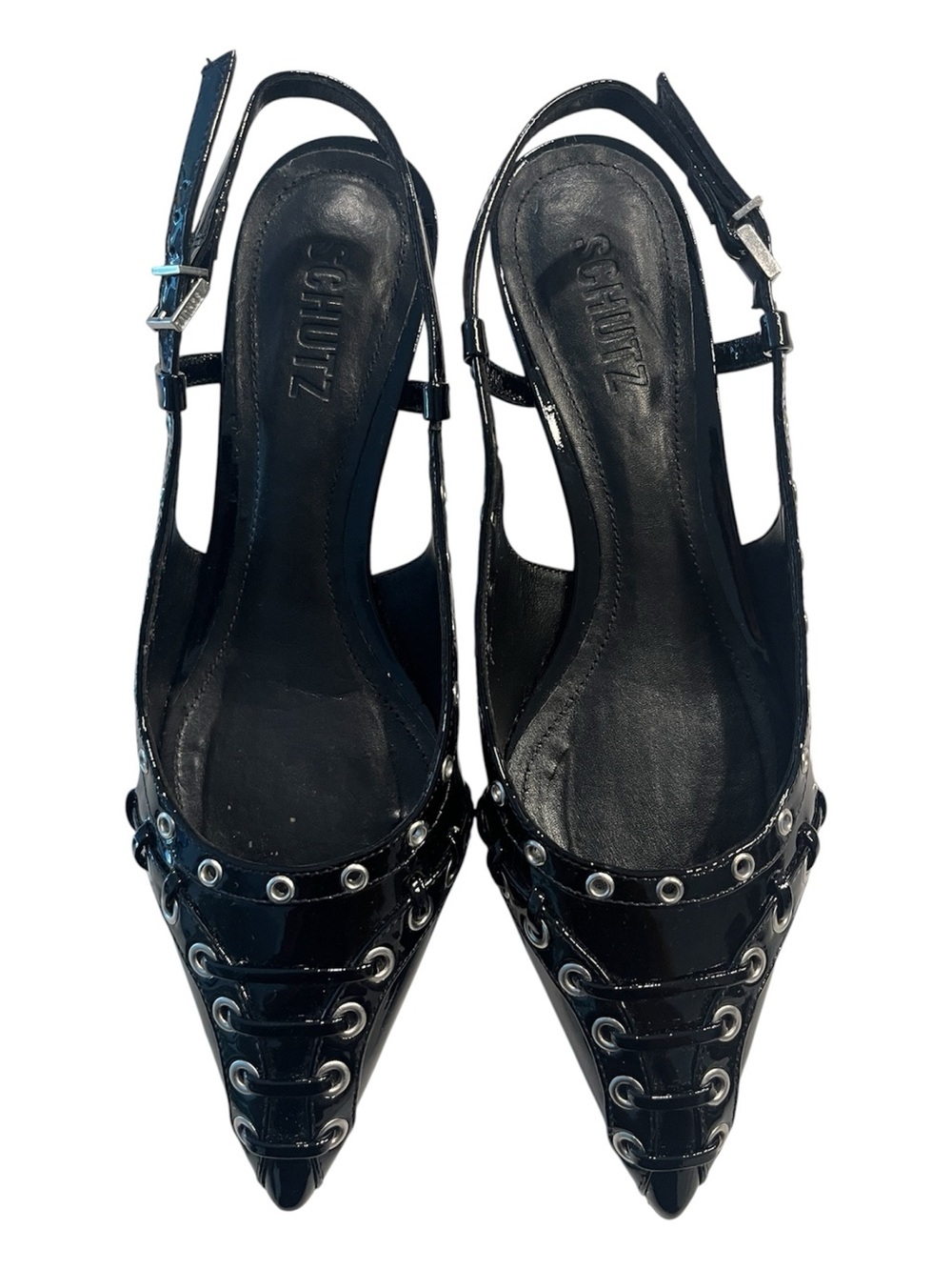 SCHUTZ Ruth Mid-Pointed Toe Pumps - Picture 2 of 8